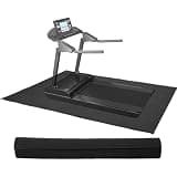 BalanceFrom High-Density Gym Equipment Floor Mat, 1/4-Inch Thick PVC – Non-Slip Flooring for Treadmill, Stationary Bike, Elliptical Trainer, Weight Bench, and Heavy Exercise Machines