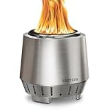 East Oak Fuoco Smokeless Fire Pit 7'' for Patio and Outdoor, 3-in-1 Ash Pan | Portable Wood & Pellet Tabletop Firepit | Stainless Steel 120% More Efficient Burn | Easy Ignition & Compact Design