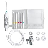 Water Flosser for Family Use, Oral Irrigator Non-Electric Safety Adjustable Faucet & Shower Spa, Water Pressure Dental Oral Care Tooth Cleaning.