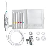 Water Flosser for Family Use, Oral Irrigator Non-Electric Safety Adjustable Faucet & Shower Spa, Water Pressure Dental Oral Care Tooth Cleaning.