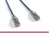RiteAV - Cat6 Component Rated Patch Cable, Unshielded (U/UTP), 1ft, Blue, 28AWG Stranded Pure Copper, Snagless 10G High-Speed Ethernet Cable, PoE++ 4PPoE 100W, UL Listed, RoHS-3, 5 Pack