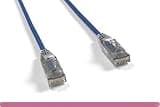 RiteAV - Cat6 Component Rated Patch Cable, Unshielded (U/UTP), 1ft, Blue, 28AWG Stranded Pure Copper, Snagless 10G High-Speed Ethernet Cable, PoE++ 4PPoE 100W, UL Listed, RoHS-3, 5 Pack