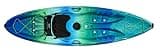 Perception Tribe 9.5 - Recerational Kayak Sit on Top - Large Rear Storage with Tie Downs - 9.5 ft - Déjà Vu