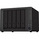 TFGAJKKKKK CustomTechSales DS1522+ 5-Bay Disk Station Bundle with 32GB RAM, 60TB (5 x 12TB) Enterprise HAT5300 Drives, Assembled and Tested