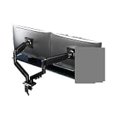 DVZEBUBC Display stand pneumatic hovering, lifting and rotating(Dual screen machine)