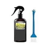 Electric Shaver Cleaning Solution 260ml Odorless Razor Cleaner Spray Non-Greasy Finish Rust Prevention for Home Grooming Tools