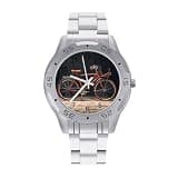 NTVOWPZO Three-Hand Analog Stainless Steel Watches for Men Easy Reader