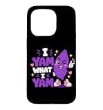 I Yam What I Yam Ube Pun Purple Yam Dad Joke Case for iPhone 15 Pro