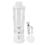Portable Blender 600ml USB C Rechargeable Mini Juicer Cup, 18000RPM with Stainless Steel Blades, RGB Light for Travel Gym Smoothie Shakes