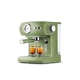 OISNGWNG Retro Small Coffee Machine Home Full Semi-automatic Espresso Commercial High-pressure Steam Milk Froth