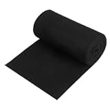 BENECREAT 157.5x7.9Inch Activated Carbon Filter Sheet, Black Pre Filter Carbon Sheet Replacement Charcoal Filters for Air Purifier, Vent Filters, 3mm Thick