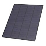 Haofy 18V 5W Polycrystalline Mini Solar Panel Encapsulated Portable Solar Panel for DIY Lawn Light Camping Charger with 165g Lightweight