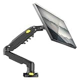 F80 Gas Spring 17-30 inch Desktop LED LCD Monitor mounting Bracket arm Ergonomic Flexible Installation Load 2~9 kg(Black No USB)