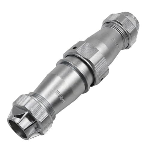 1pcs WY32 TE+ZE Industrial Waterpoof 4 6 8 10 11 12 13 19 Pin IP67 Power Cable Connector M32 Docking Wire Electric Car Charger(10 Pin Plug)