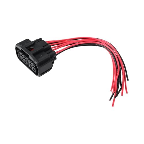 Micro Traders 1pc 12-Pin Headlight Connector 6189-7410 6181-6784 Compatible with Honda Accord 2023-2024 Full LED Front Left Right