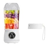 Portable Mini Blender, Rechargeable Personal Juicer with Ice-Crushing, USB Powered Smoothie Maker