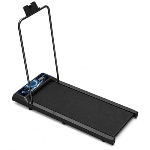 Walking Treadmill Pad with 8% Incline for Home, Under Desk Treadmill for Home Office, 2.5HP Quiet Portable Walking Mat, 265 lbs Capacity, Compact Treadmill for Small Spaces with 15" x 35.4" Belt
