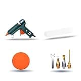 LIBODD Hot Glue Gun 60W ~ 500W Professional Hot Melt Glue Gun ,Pure Copper Nozzle, Adjustable Temperature High Power Glue Gun Use 11mm Glue Stick for DIY Arts, Crafts and Quick Repairs(BS-778)