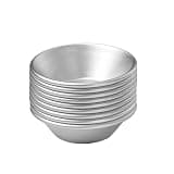 10/25/50pcs Reusable Egg Tart Molds, Aluminum Alloy Baking Accessories Pudding Mould Mold Oven Dessert