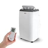 BLACK+DECKER Portable Air Conditioner, 10,000 BTU (6,000 BTU SACC) for Rooms Up To 450 Sq. Ft., Portable AC with Full Function Remote Control & Window Kit, BPP06WTB, White