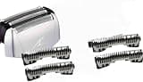 for Panasonic ES8243A ES8249S ES8243K ES8249K Replacement Shaver 1pcs Outer Foil And 2Paris Inner Blade Set Compatible with ARC4 4-Blade Electric Razor - Men's Wet Dry Shaver Head