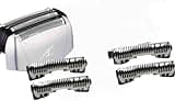 for Panasonic ES8243A ES8249S ES8243K ES8249K Replacement Shaver 1pcs Outer Foil And 2Paris Inner Blade Set Compatible with ARC4 4-Blade Electric Razor - Men's Wet Dry Shaver Head
