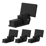 jojofuny 4pcs Turntable Dust Cover Hinges - Record Player Hinges Replacement for Smooth Lid Movement - Precision Vinyl Record Player Stability Parts for Audio Equipment