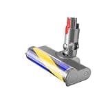 Soft Brush Head, Compatible with Dyson, Green LED Light V6 V7 V8 V10 V11 V15 Slim V12(V7 V8 V10 V11 V15)