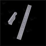 Separate Transparent Acrylic Templates For Headstock And Fretboard (TL Model) Electric Guitars Guitar Tool Kit