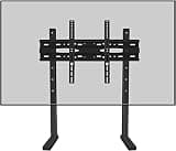 TV Bracket, Table Top TV Stand, Table Top TV Stand for 42-80 Inch LED TVs, Height Adjustable, Anti-Drop Baffle Design, Mount Holds Up to 50kg/110lbs TV Mount TV Stand