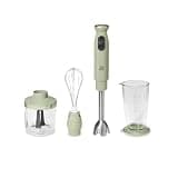 LUGBAR Beautiful 2-Speed Immersion Blender with Chopper & Measuring Cup Drew Barrymore (Sage Green)