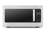Toshiba ML-EM62P(SS) Large Countertop Microwave Oven with Smart Sensor, Auto Defrost, Mute Function, ECO Mode, with 16.5 inch Position Memory Turntable, 1200W, 2.2 Cu. Ft., Stainless Steel