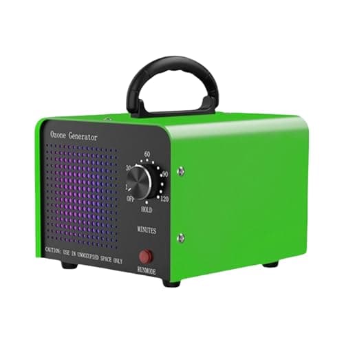 Industrial-Strength Odor Eliminator – Negative ion air purifier and deodorizer, filterless ion air purifier and air freshener, suitable for home, office, dust, pets, smoke, and other uses (Green)