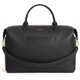 MINKARS Modern Diaper Bag (Black) - Convertible Tote to Backpack - Microfiber Vegan Leather Hospital Bag for Parents