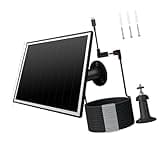 6Watt 5Volt Solar Charging Panel Compatible for Outdoor Cameras Adjustable Angles Bracket Solar Panel Charging Board