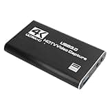 Yunseity 4K 60Hz Audio Video Card HD Multimedia Interface to USB 3.0 with Aluminum Alloy Housing for Live Streaming Gaming PC Recording