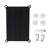 10W 5V Mini Monocrystalline Solar Panel USB Charger for Camping and Outdoor Use