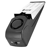 Acouto 120dB Portable Door Stop Alarm Security System – Sensitivity Travel Burglar Alarm for Home Hotel Dorm Room, No Installation Required, Compact Door with Slip Base