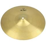 TOYANDONA Lightweight Brass Crash Cymbal for Drum Set with Simple and Delicate Design Portable Practice Drum Cymbal for Musical Practice and Exercises