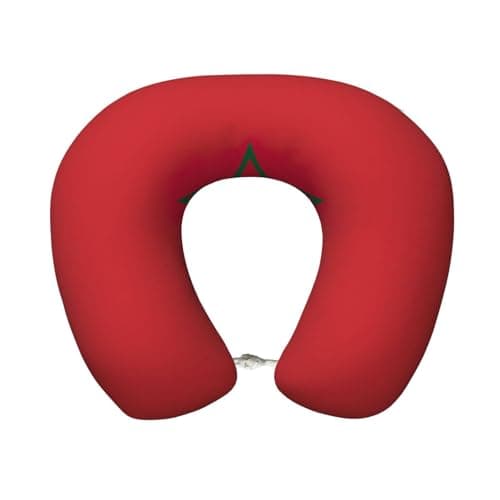 KOPUUYRD Flag of Morocco Print Custom U-Shaped Travel Pillow,Memory Foam Cervical Neck Pillow,for Napping,Plane,Car,Home,Office