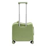 Athzuunn 18" Kids Carry On Luggage, Spacious Rolling Luggage with Password Lock, Rolling Luggage With Lock,Travel Trolley Case for Short Trips,School Trips,Outings (Olive Green)