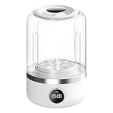 Portable Rechargeable Mini Washing Machine, Automatic Washer for Underwear, Travel and Home Use, Enhanced Beimu White Edition, Compact Design, Two Wash Modes