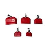 CoudarTitie Percussion Block Set mountable drum block rhythm instrument temple block with unique wood timbre suitable for jazz bands contemporary ensembles percussion orchestras music festivals, Red