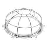 NUOBESTY Fire Detector Protective Wire Cage Guard, Lightweight Iron Frame with 6.3" Hole Diameter, Maintains Fire Sensor Detection, for Construction and Busy Hallways