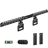 monTEK Ultra Slim TV Wall Mount for 50 to 100 Inch Flat & Frame TVs up to 165 lbs | 0.35'' Low Profile Flush TV Wall Mount | Max VESA 850x800mm | Fits 16"/18"/24”/32“ Studs