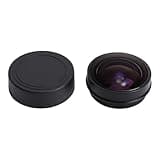 Serounder 0.2X Fisheye Camera Lens with Wide Angle Effect for Photography Enthusiasts Aluminum Alloy Optical Glass 37mm