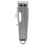 RASRGTRQ Professional Hair Clipper All Metal Body Trimmer for Men Adjustable Cutting Machine 7500rpm