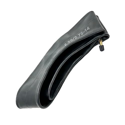 Yidcidu 2.50/2.75-14" Motorcycle Inner Tube, Heat-Resistant Aging-Resistant Inner Tubes, Thickened Sealed Vehicle Tire Replacement Parts, Universal for Dirt Pit Bike Motorcycle Off Road (Black)