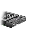 M.2 NVMe/SATA & 2.5”/3.5” Hard Drive Cloner Docking Staion, ICY BOX 10Gbps NVMe Cloner&Reader, M.2 to SATA Hard Drive Dock for 2.5"/3.5" SSD&HDD Hard Drives, Offline Clone Enclosure, Tool-Free