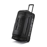Samsonite Andante 2 Wheeled Duffel Bag – 28-Inch Durable Rolling Luggage with Inline Skate Wheels, Push-Button Handle & Spacious Compartments – Travel-Friendly and Lightweight - All Black